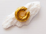 Cargar imagen en el visor de la galería, EarCuff Fantasy. Acero Inoxidable Chapado Oro De 18 K