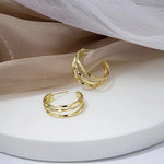 Cargar imagen en el visor de la galería, Candongas Forma De C. Aleación Plata 925