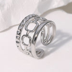 Cargar imagen en el visor de la galería, Anillo Alondra. Acero Inoxidable. Apertura Ajustable