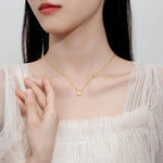 Cargar imagen en el visor de la galería, Collar Sol y Luna con Circón. Plata Esterlina 925