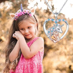 Cargar imagen en el visor de la galería, Collar Dulce Unicornio. Aleación con Diamantes de Imitación.