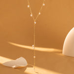 Cargar imagen en el visor de la galería, Collar Perla De Imitación. Cobre Chapado Chapado Oro 18K