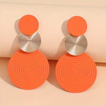 Cargar imagen en el visor de la galería, Aretes Yared. Aleación Barnizada.