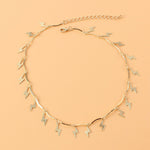 Cargar imagen en el visor de la galería, Collar Rayo. Acero Aleación Chapado Oro 18K