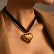 Collar Big Love. Acero Inoxidable Chapado Oro 18K.