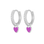 Cargar imagen en el visor de la galería, Aretes True Love con Circón. Plata Esterlina 925
