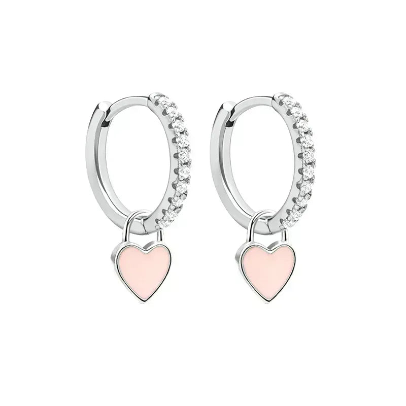 Aretes True Love con Circón. Plata Esterlina 925