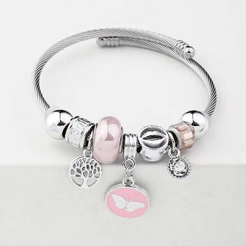 Brazalete Shakes. Estilos Varios Acero Inoxidable Chapado Plata