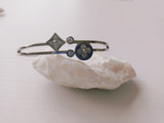 Brazalete Sueño Con Circón . Acero Chapado Plata 925