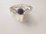 Brazalete Romano. Acero Chapado Plata 925