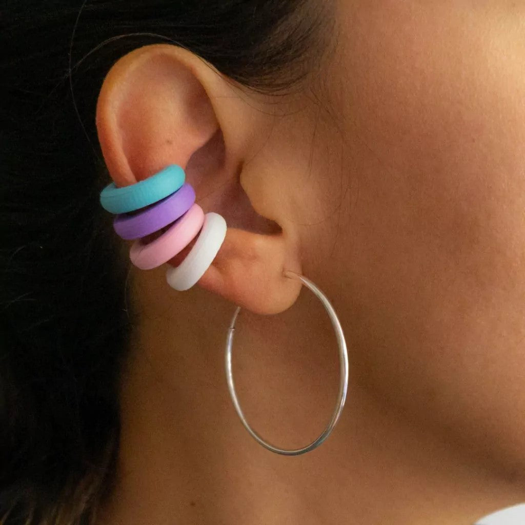 EarCuff en Acrílico. Colores Varios